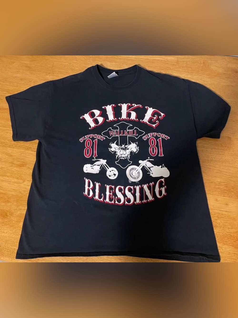 Men’s XL biker blessings, T-shirt. Like new.